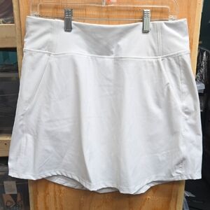 Lole Size L White Pull On Active Skort